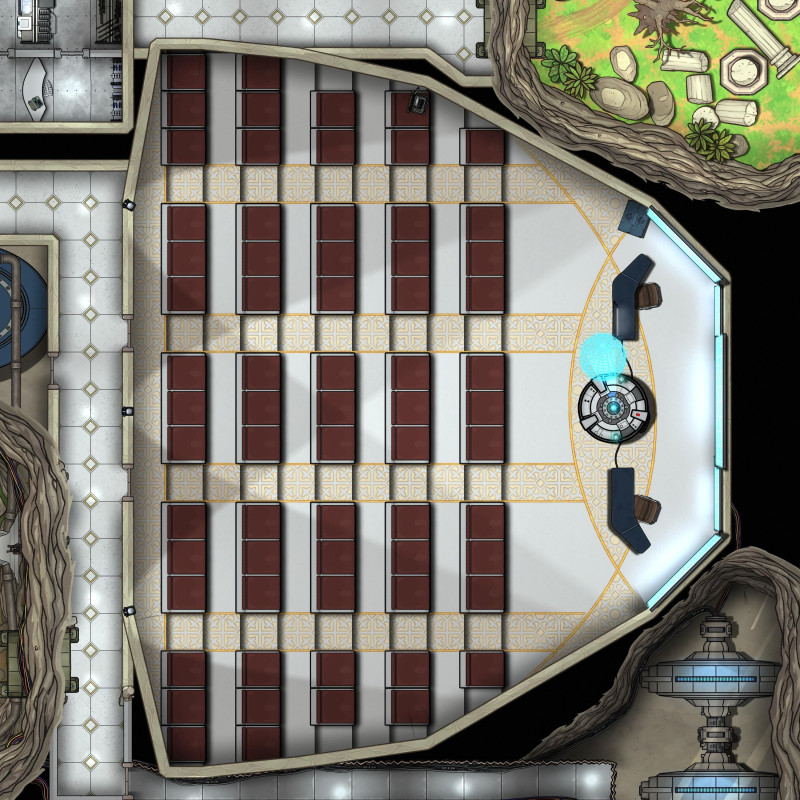 Secret Rebel Base (50x52)