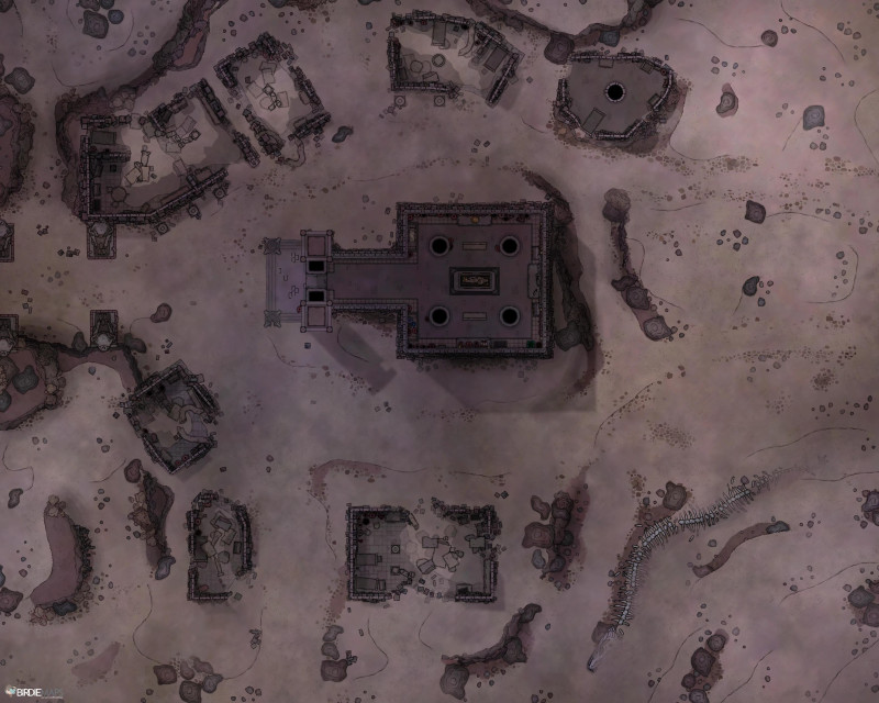 Desert Ruins [50x40]