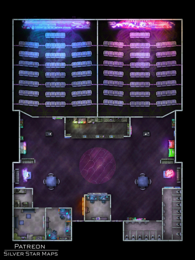 Modern Movie Theater