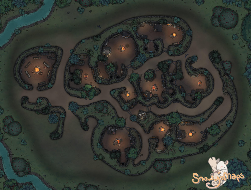 [54x41] Skara Brae Night