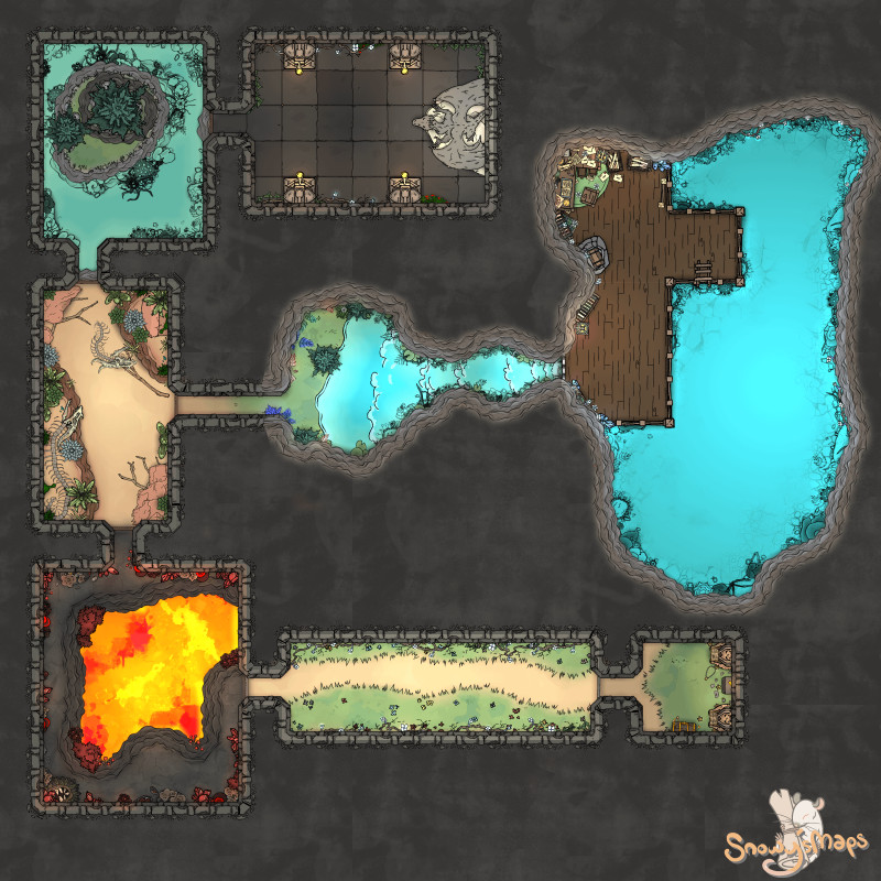 A set of Zelda: Breath of the Wild inspired maps for your campaign | Snowy's Maps