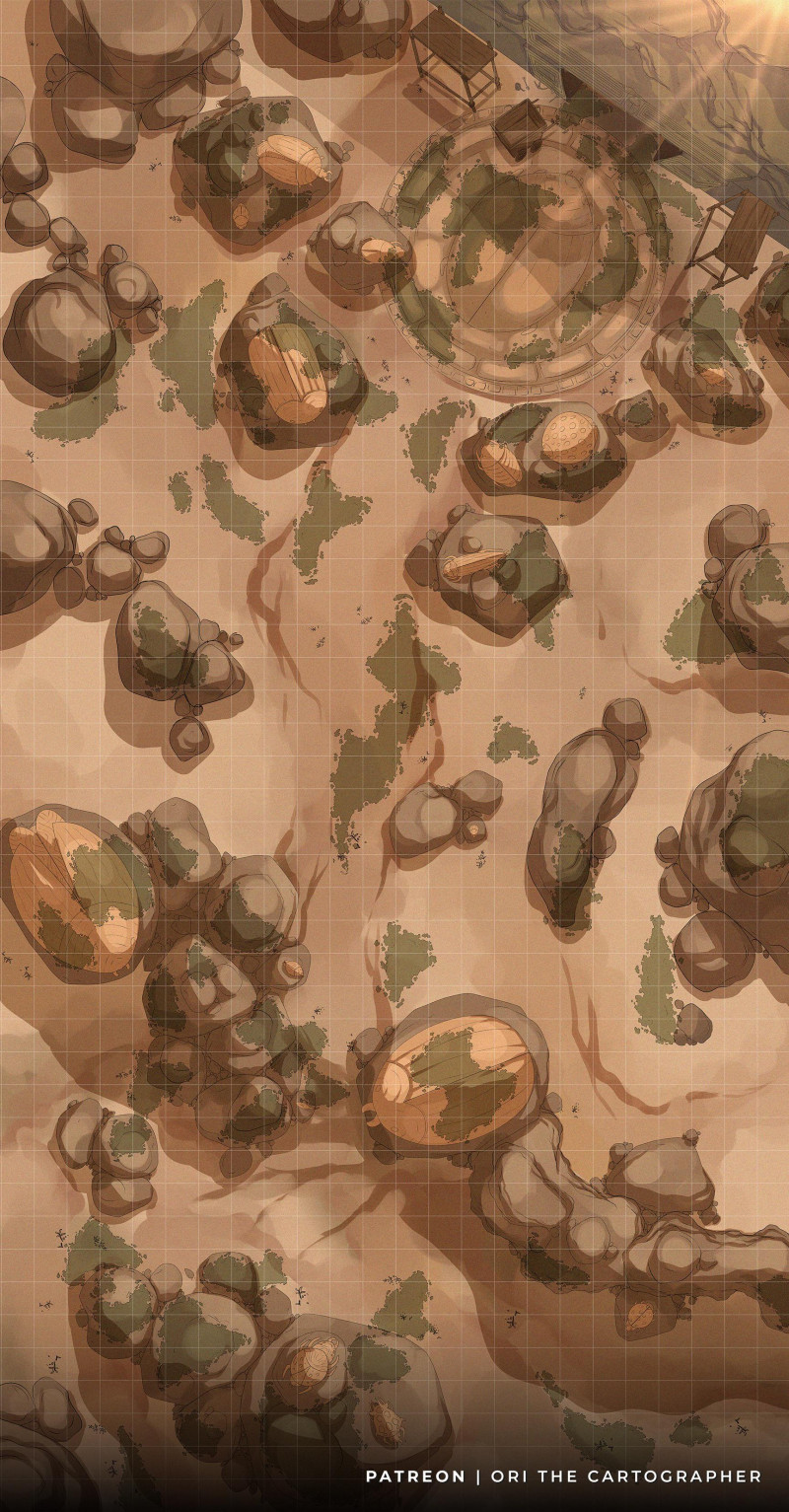 Deserted Beetle Temple [24x46][NoAI] | Ori the Carto