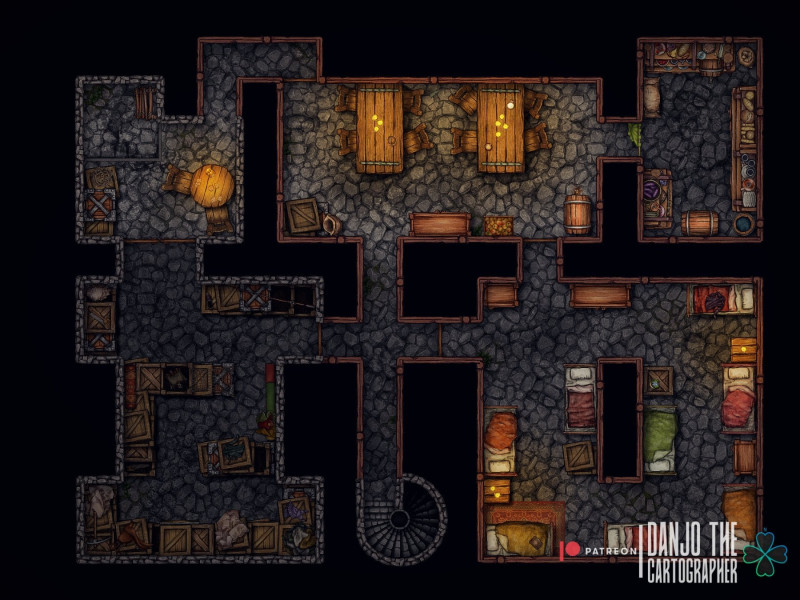 Ironbark Depot & Warrens — A 3-Part Subterranean Dungeon [20x15] [OC] [Art]