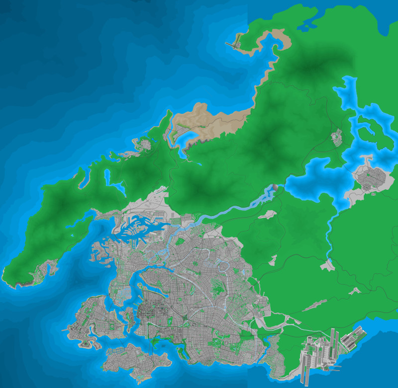 I created a Map of a fictional city called Palvaar.