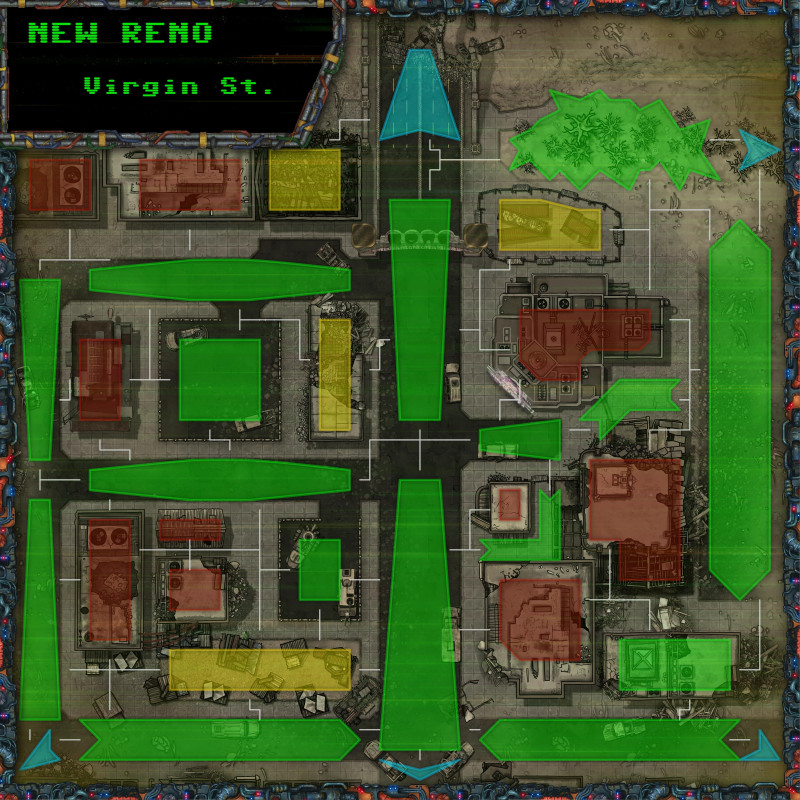 Fallout 2d20 - New Reno - Virgin Street with Zones