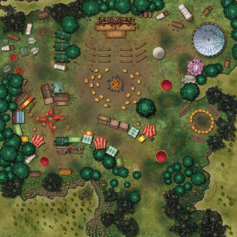 Festival in the Swamp Map