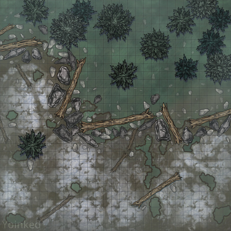 The Old Svalich Road | 8 Battlemaps for Curse of Strahd