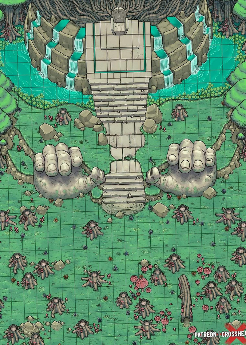The ancient Throne in the Swamp