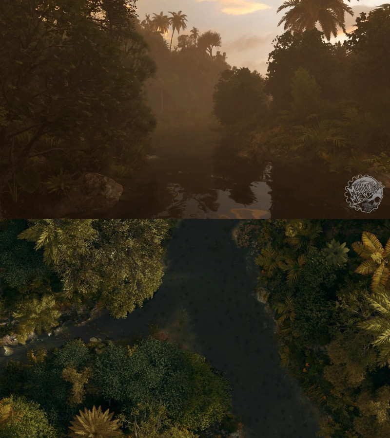 Serpent Confluence [64x64] Map & Scene - Sunrise Variant