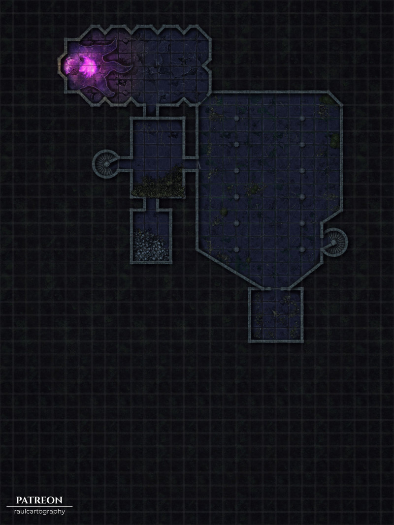 Temple of Purple Flame | Dragonbane [30×40] 70 px