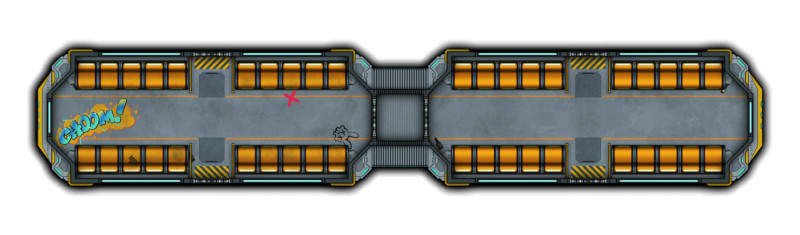 Just wanted to share are all free map releases I made for my cyberpunk-y streets content pack: Slums & construction [aband.], Bridge & Garage [modern] [48x29] + Night market [60x48, modern] & Casino [70x62, modern] & Corporate Plaza [60x77, modern] in the