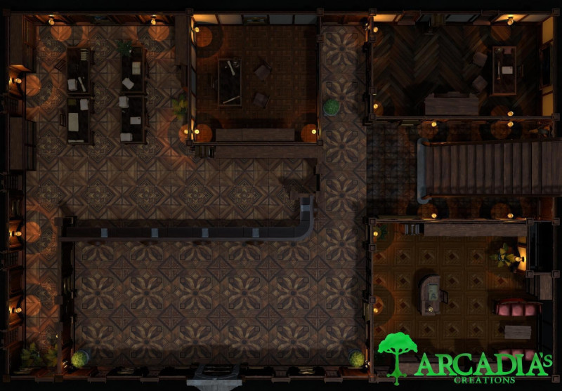 Town Hall 1st & 2nd floor [23x16]