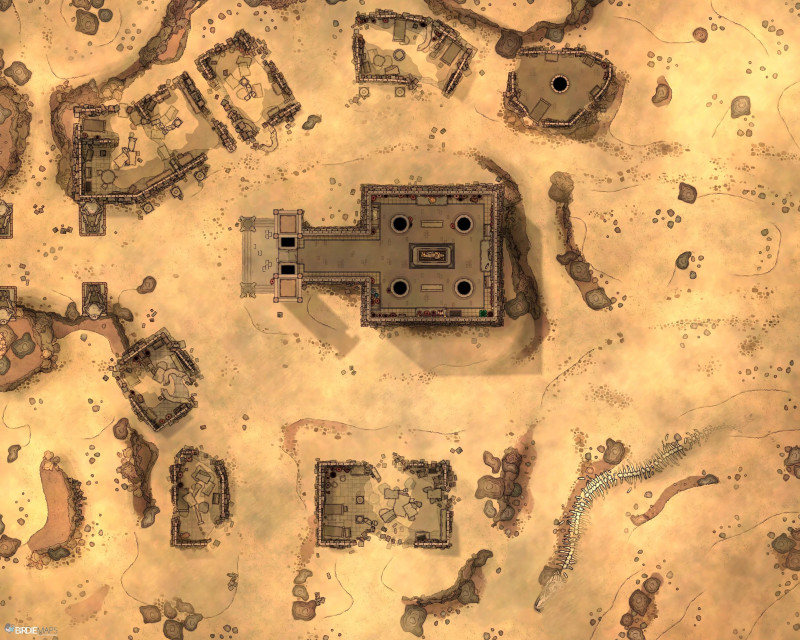 Desert Ruins [50x40]