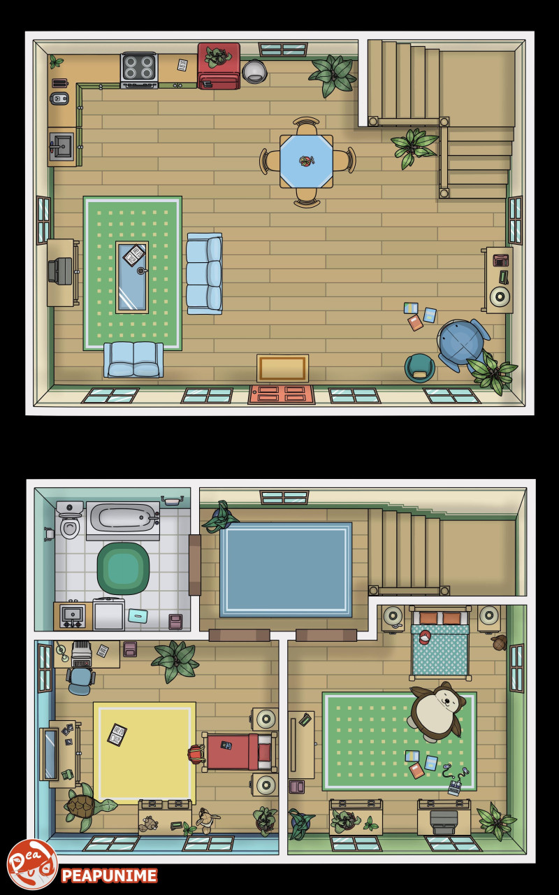 Cozy lil' House [10x16]