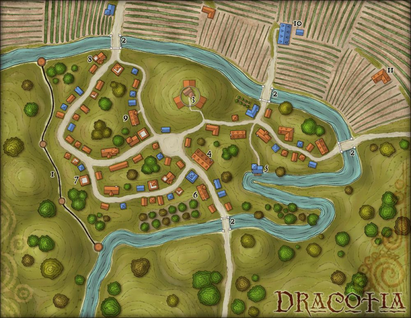 FREE Map 240 - Dracotia - Town