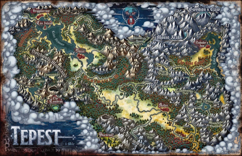 Domains of Dread Megacontinent