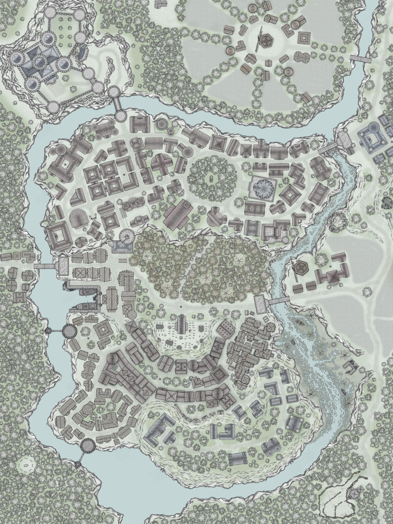Through the years... (2015-2026) My main campaign town Deleran's Crossing!
