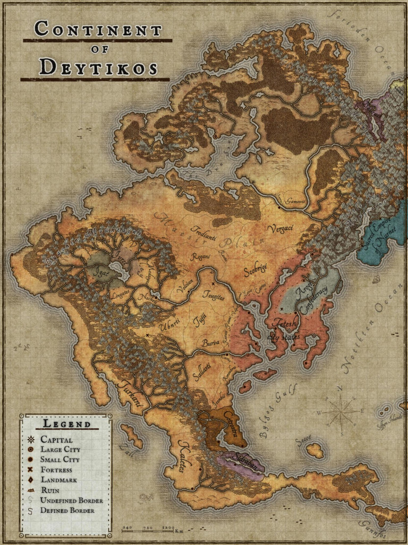 The Continent of Deytikos