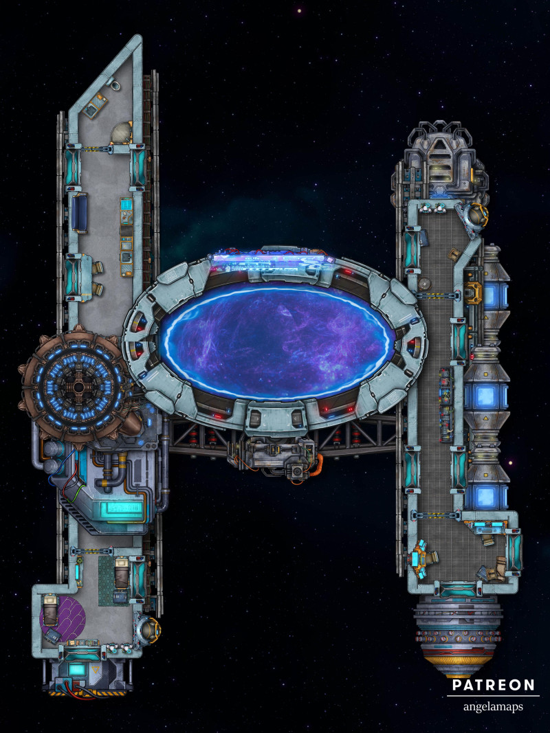 Warp Gate [battlemap] from Angela Maps - Where will you travel? 3 versions! [animated] [art]