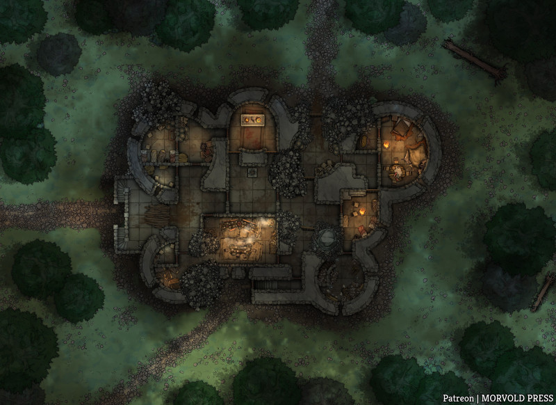 Castle Cragmaw & Scene | Evening [88 x 64]