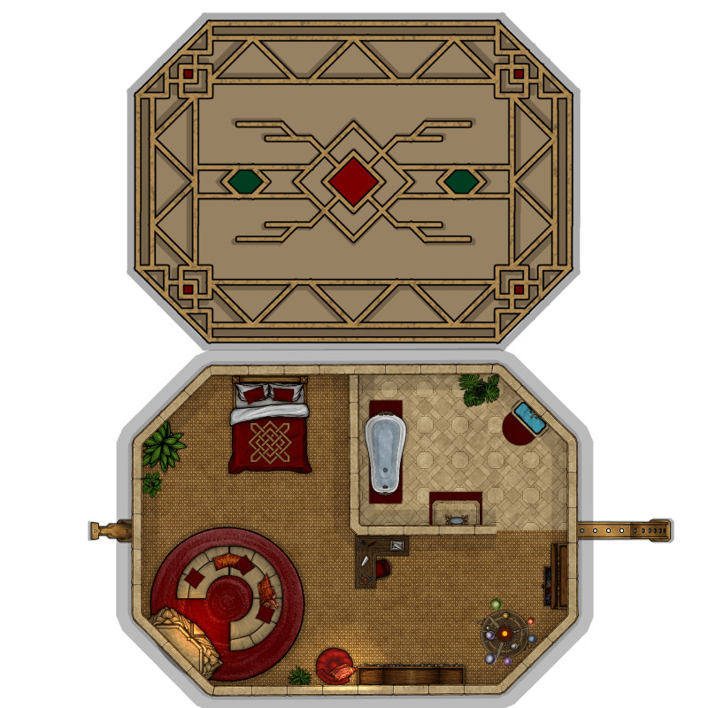 Homes for the Genie Warlock -Dwarven Brooch