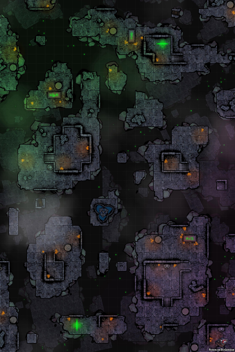 [Battle Map] Cosmic Ruins 26x39