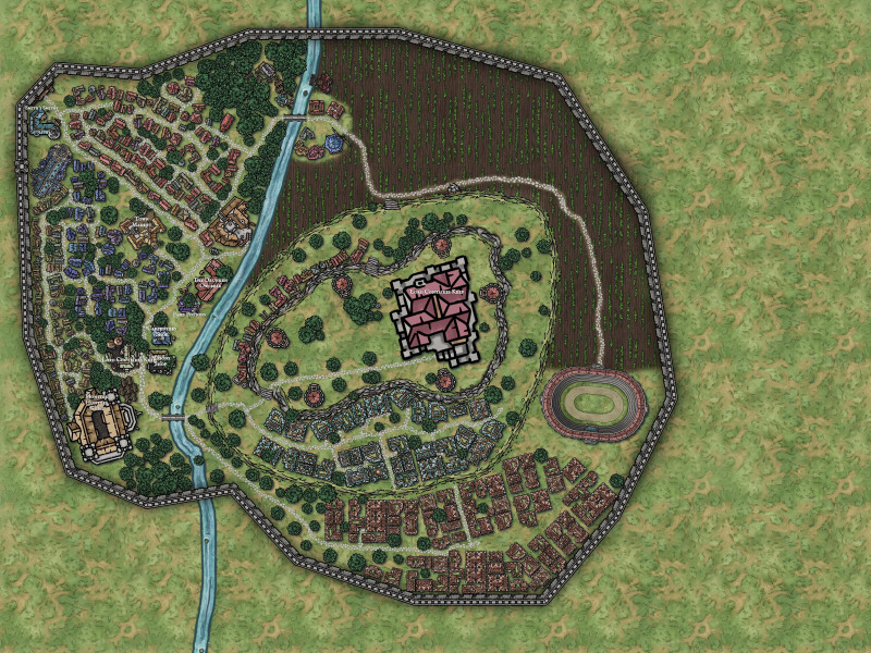 First city map ive ever done, advice requested