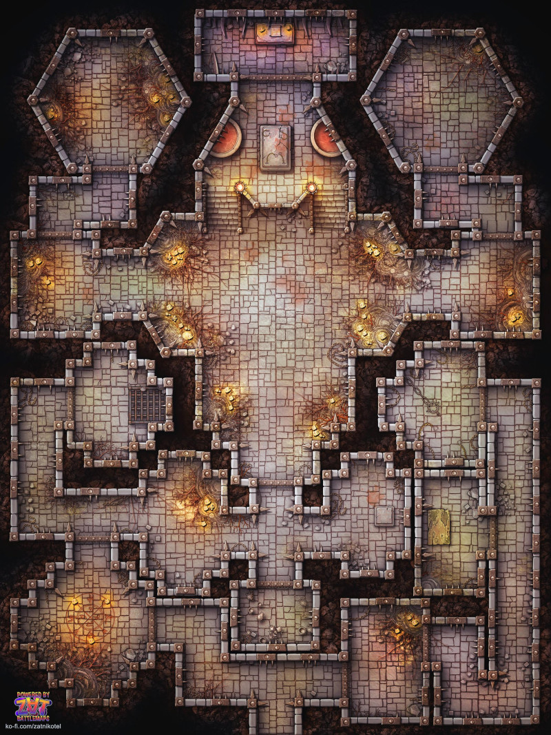 HellScape Dungeon [30 x 40] [Free] [OC]