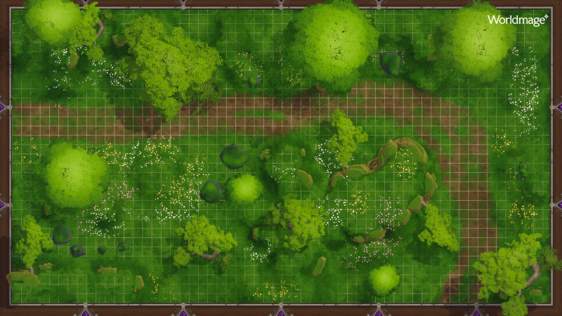 Meadow Cart Path - 58x32 – experimenting with dynamic season maps for our 3D mapmaker