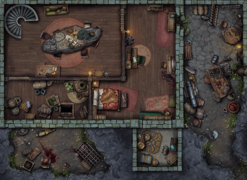 Spy Room [22x16] - 4 unique variations