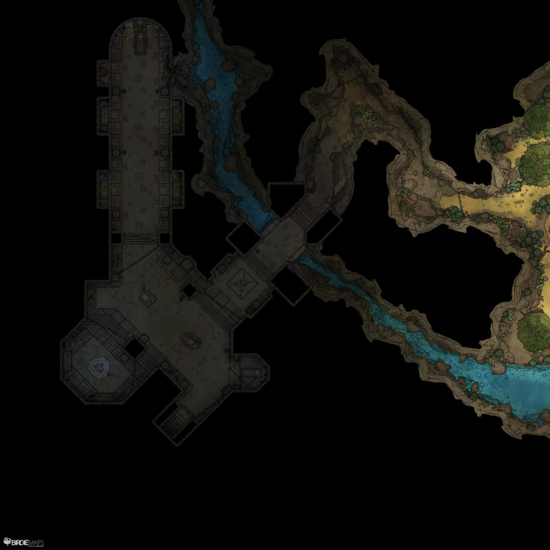 Mountain Crypt [45x45]