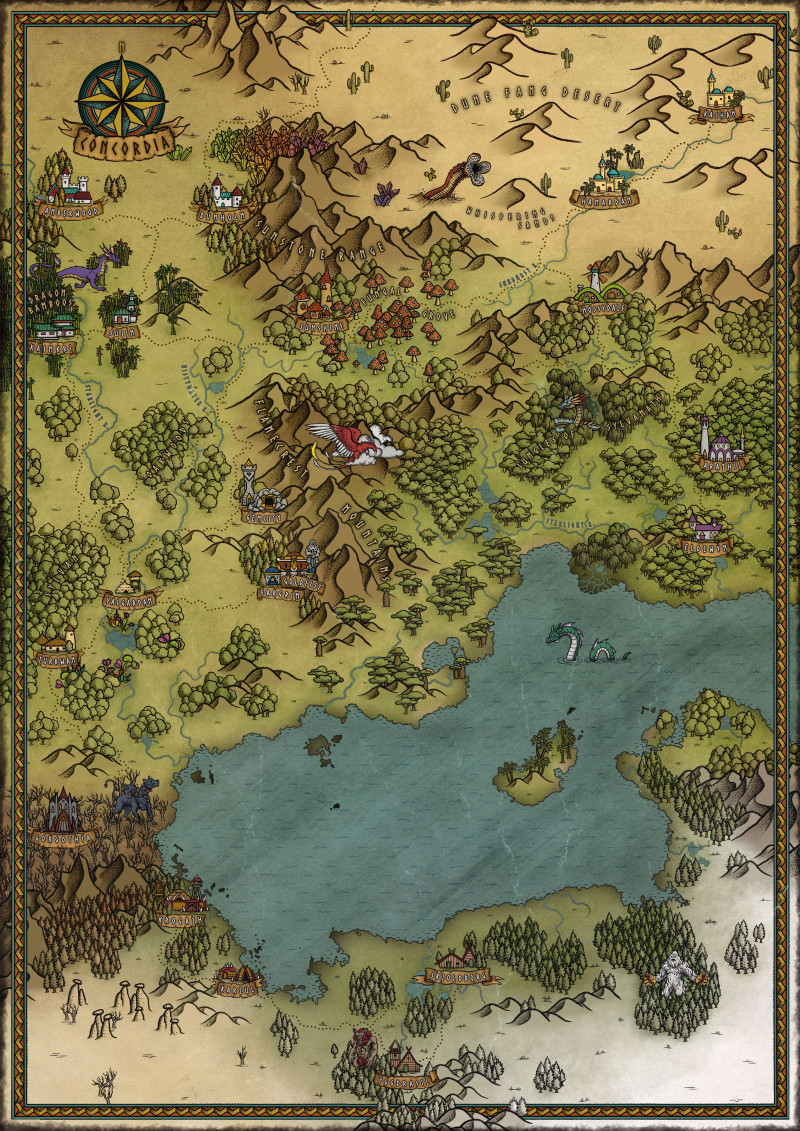 Monsters & Creatures for Fantasy Maps