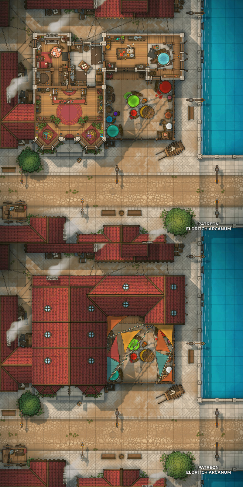 Dyemaker's Workshop | [OC] [28x28] | Eldritch Arcanum