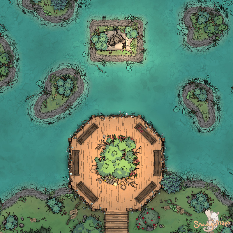 A set of Zelda: Breath of the Wild inspired maps for your campaign | Snowy's Maps