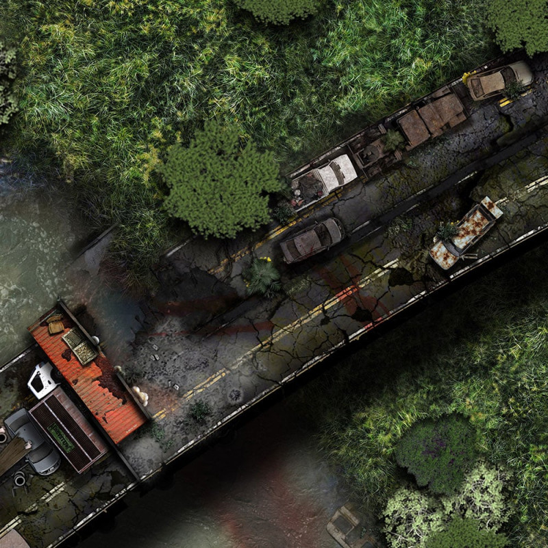 22 Free Post-Apocalyptic Battlemaps for Survival & Wasteland RPG Campaigns [Link in comments]