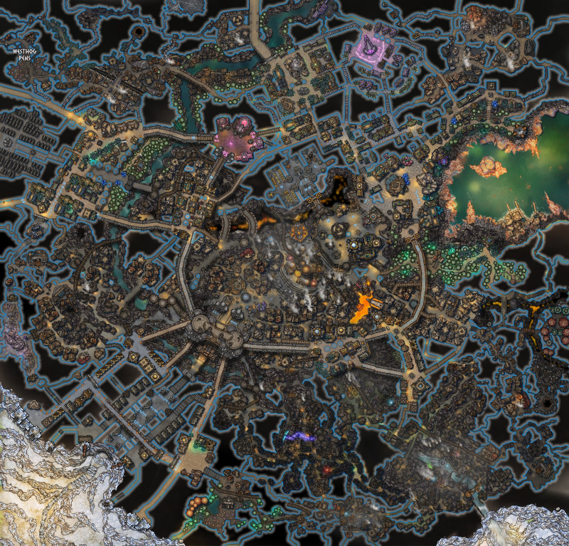 Cairngoth dwarven metropolis- expansion of one of my earlier maps