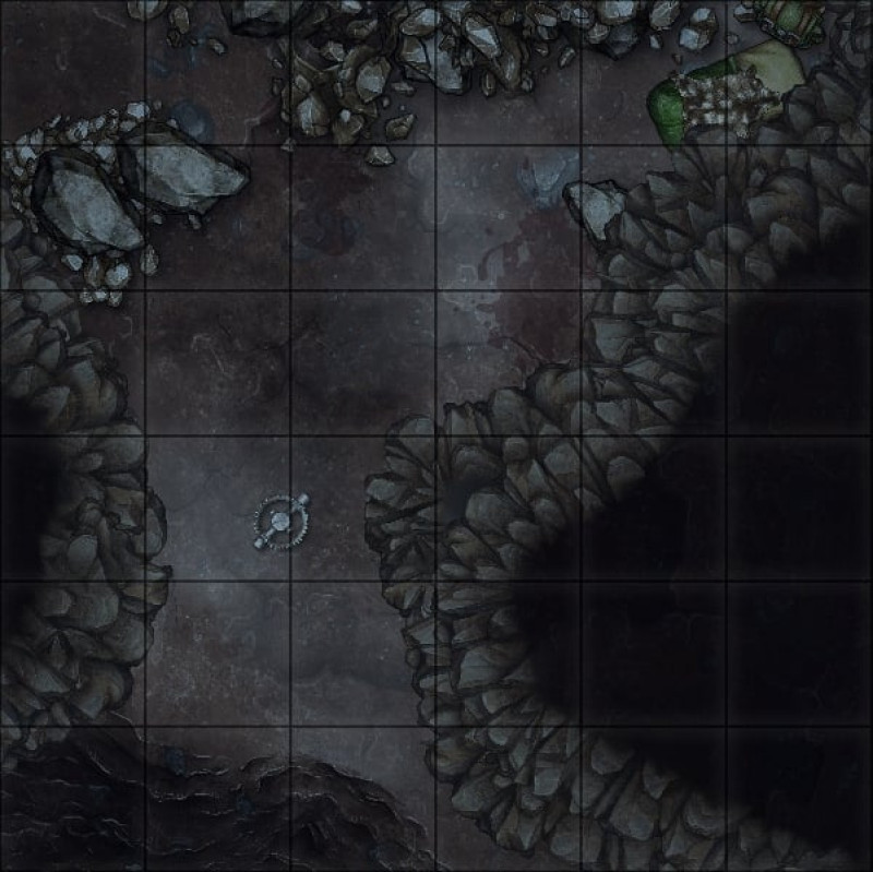 Maps for Dead Eyes Cave — Dragonbane [24×38] 70px