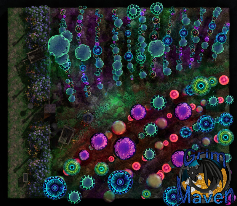 "East Field"(31x27) Welcome to the East Field! Pretty sure everything is fine and none of the scarecrows are moving. Pretty sure.