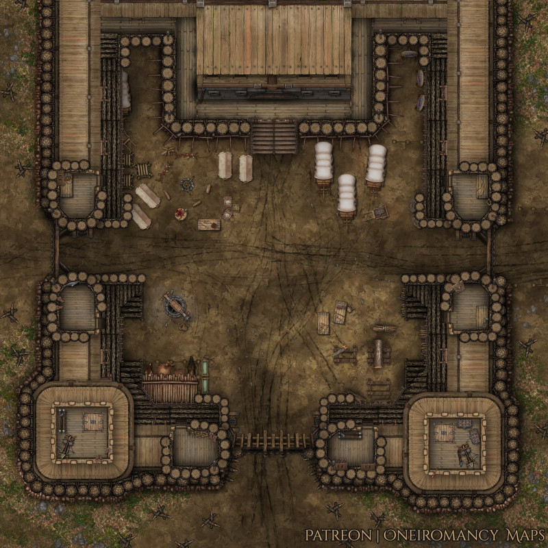 Palisade Fort [50x50] - Oneiromancy Maps