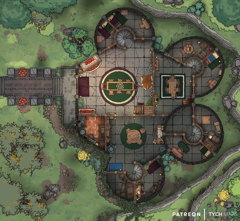 Mirt's Mansion - Waterdeep [25x23]