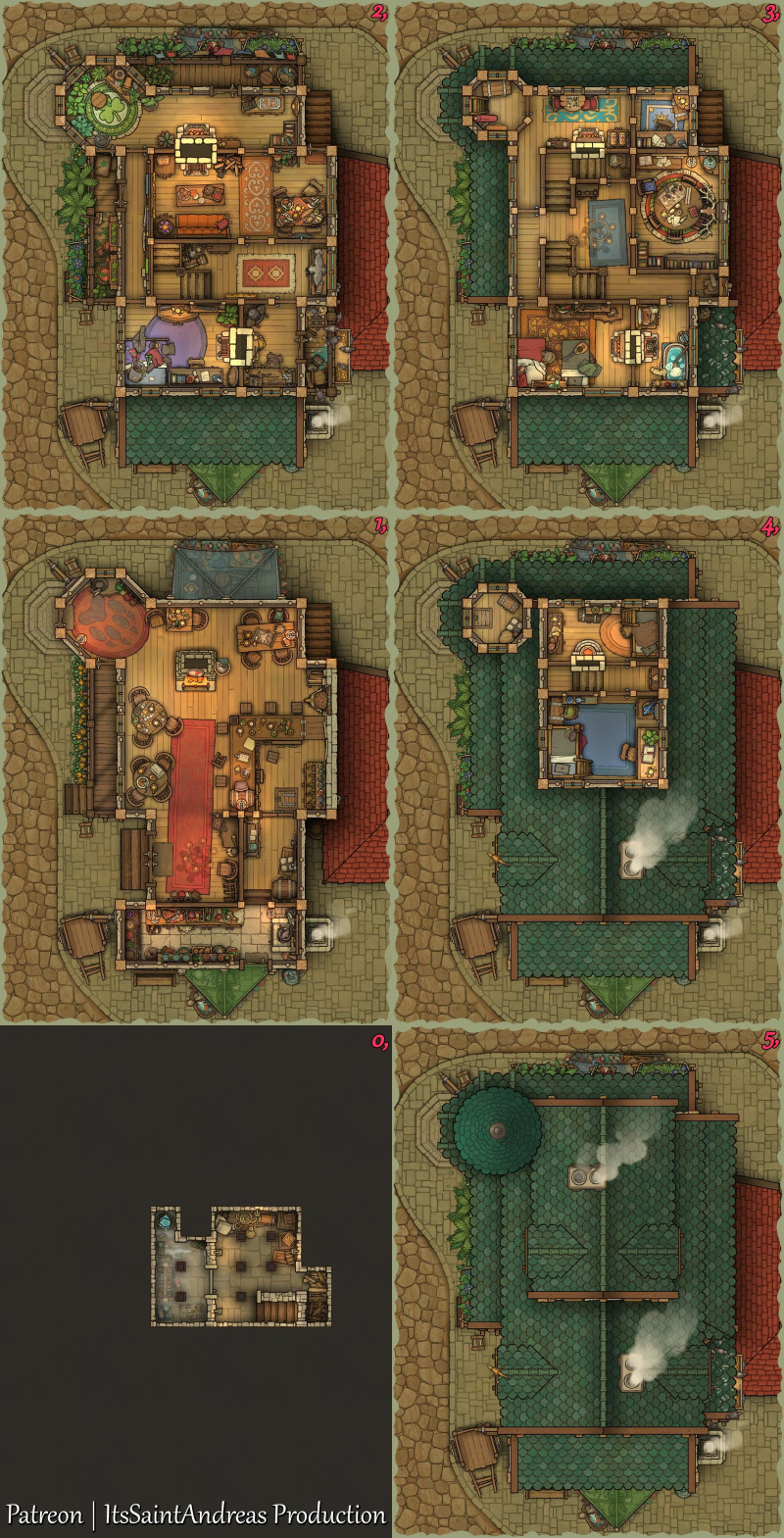 Trollskull Manor Map,