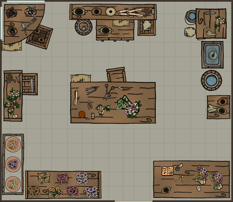 My progress on my Dungeondraft x DungeonAlchemist mod