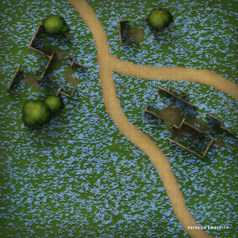 Flower Ruins [35x35]