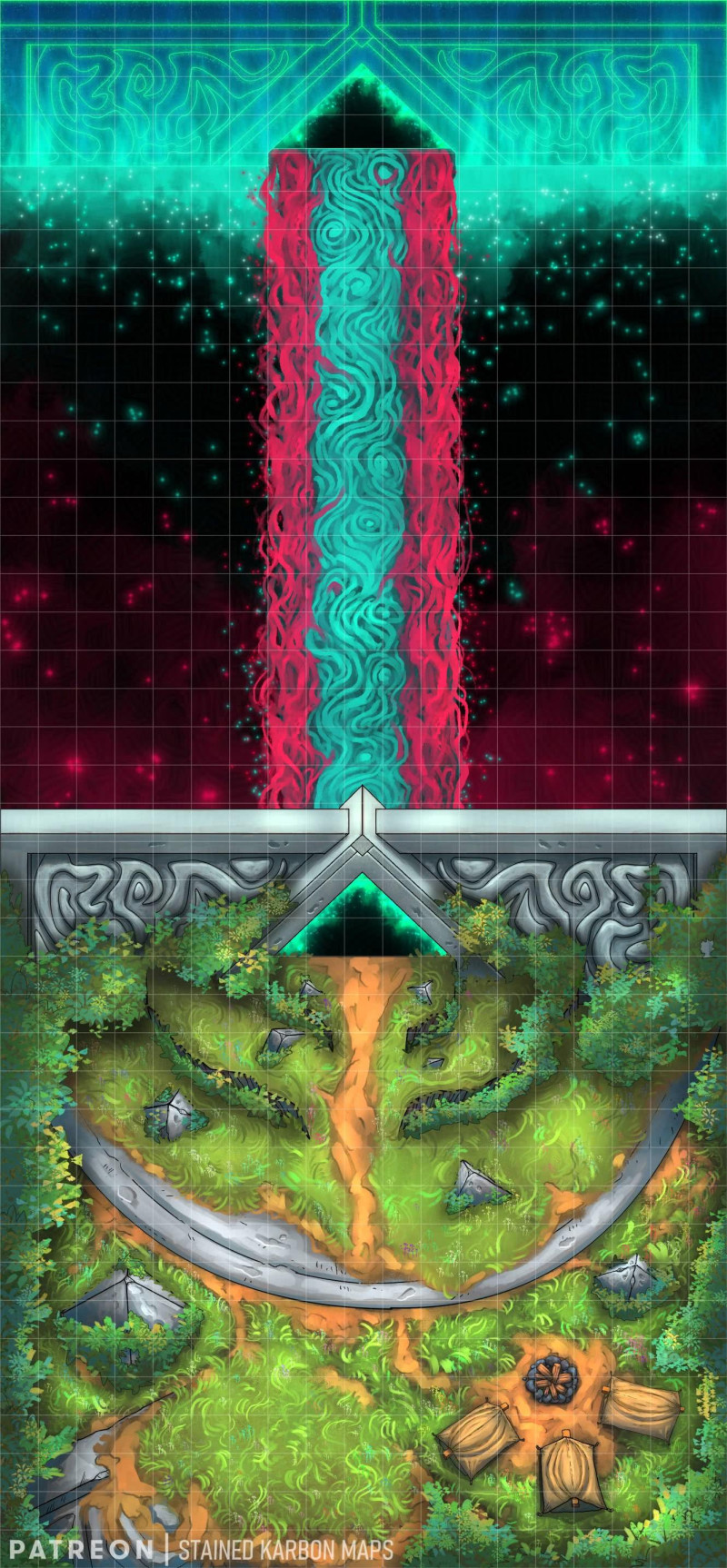 Portal Gate Camp [19x41] [Forest]