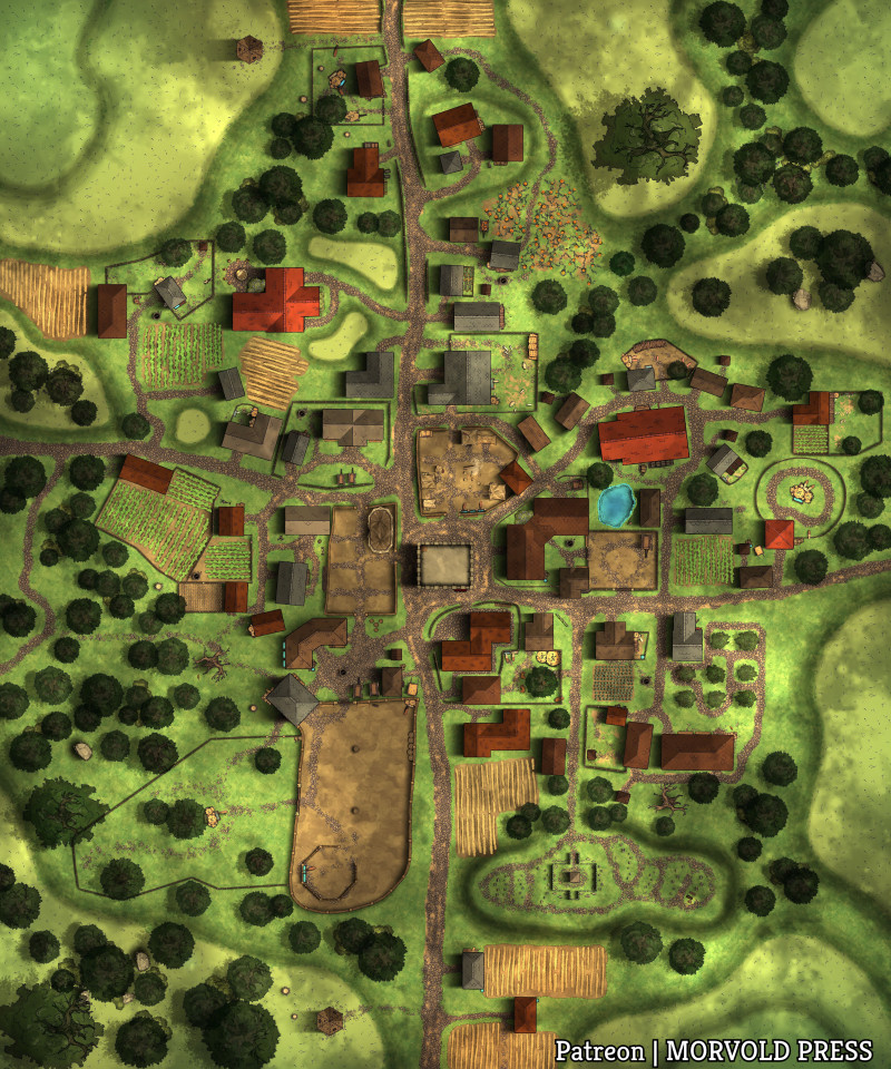 Town of Triboar [200 x 240] - Morvold Press x RedSun Art