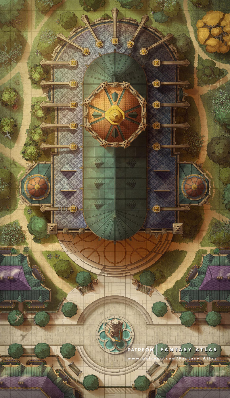 [OC] Sunspire Sanctum [22x38]