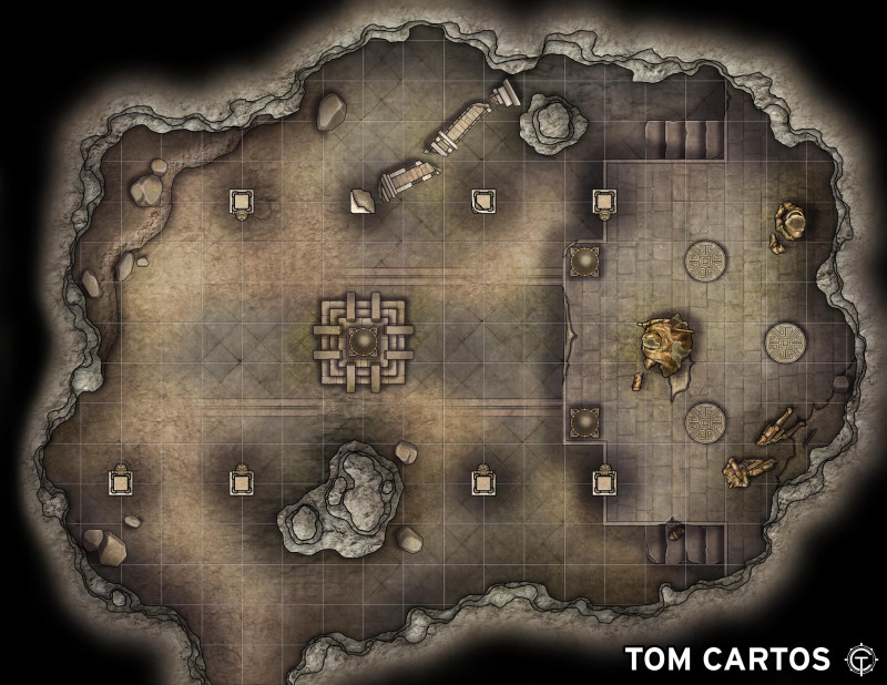 Forgotten Temple [22x17]
