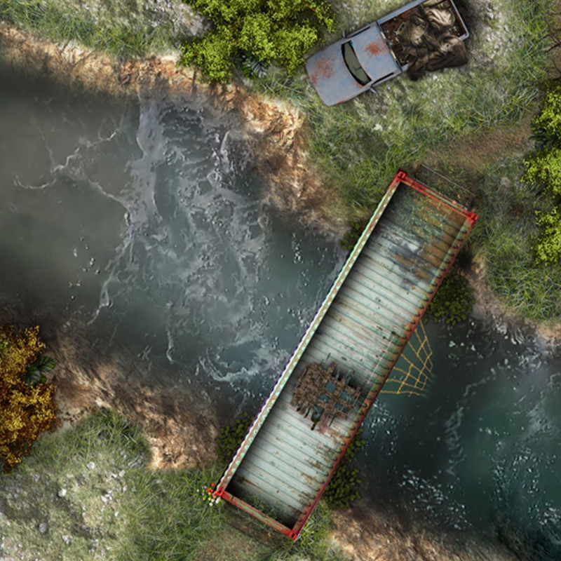 22 Free Post-Apocalyptic Battlemaps for Survival & Wasteland RPG Campaigns [Link in comments]