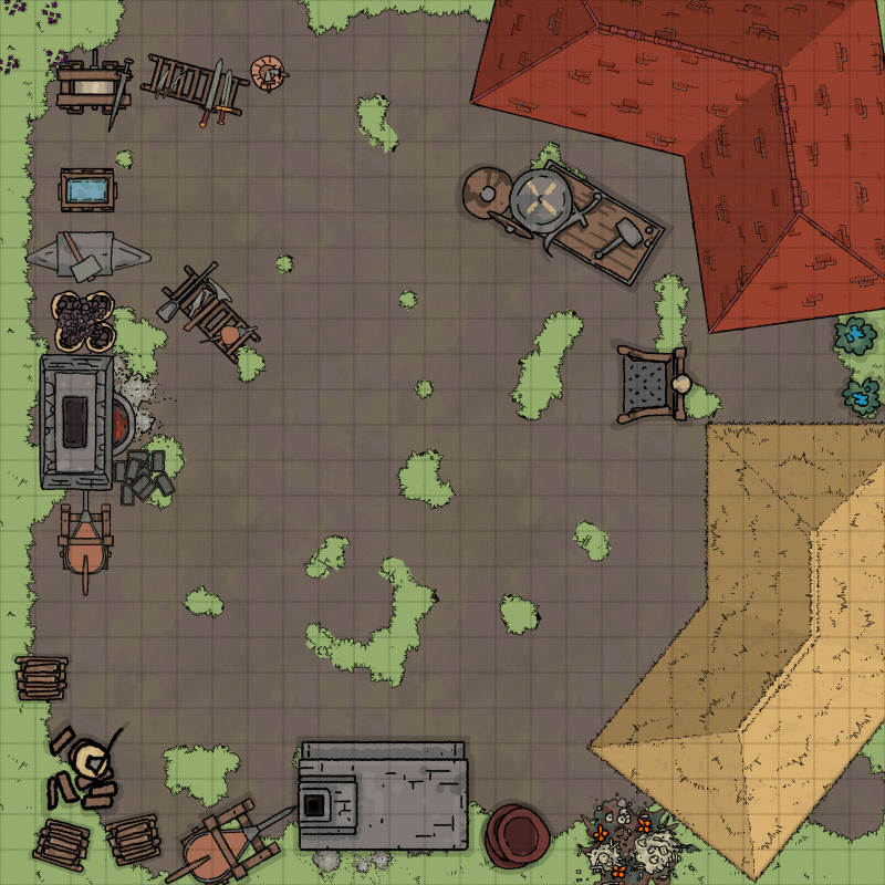 Progression of map quality over the course of my 3 year campaign. (2 years using dungeondraft)