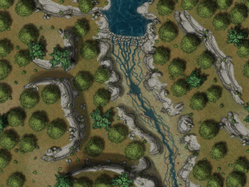 Ravine Dam and the Burst